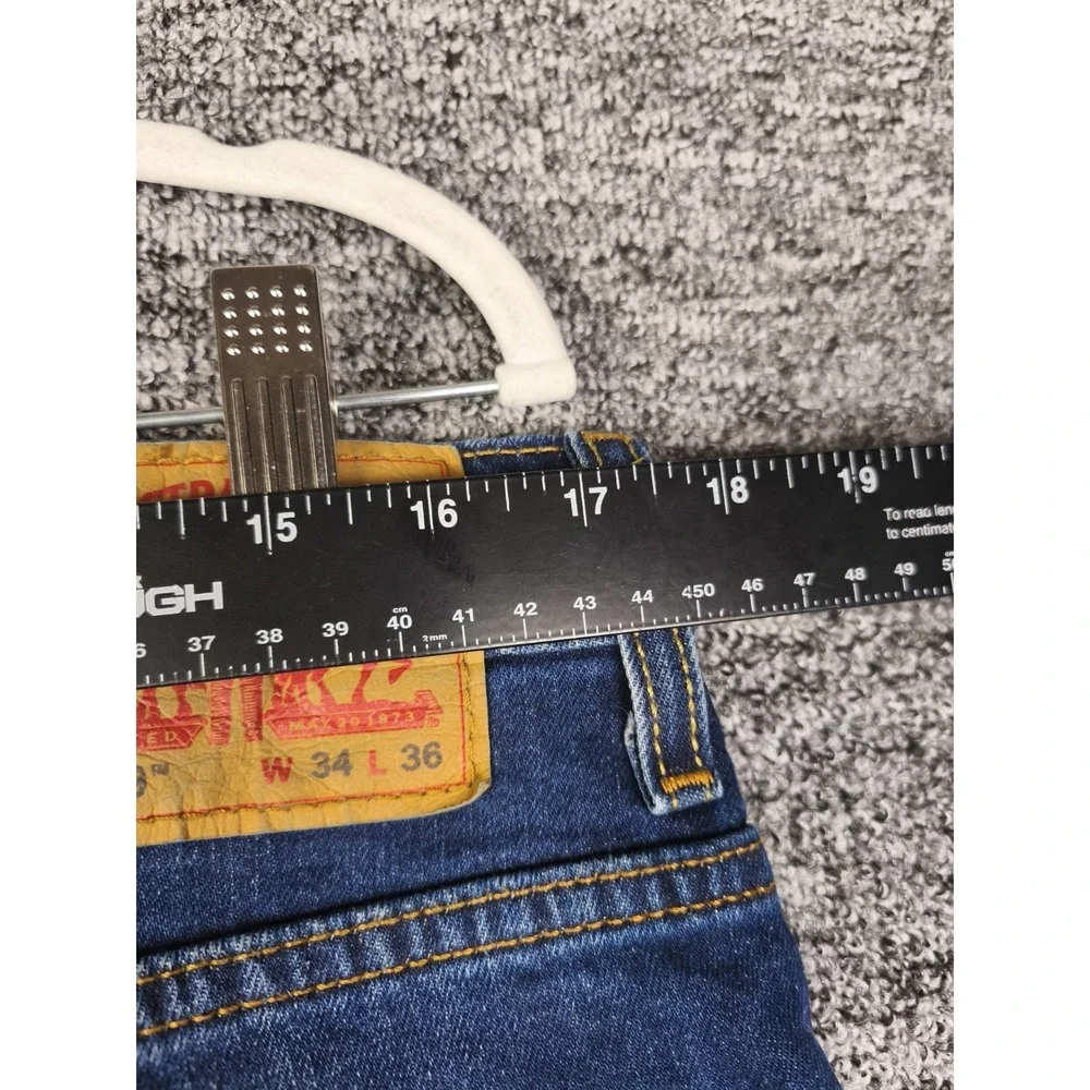 Levi's 569 Jeans Men 34x36 Blue Loose Straight Leg Denim